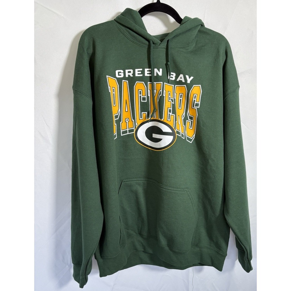 NFL Team Apparel Hoodie Size L Green Bay Packers Long Sleeve new